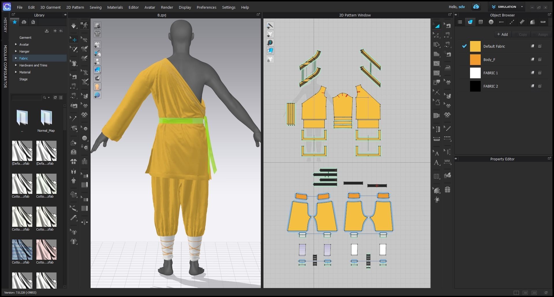 MARTIAL ARTS CLOTHING 6  VOL 17 Free 3D model_3