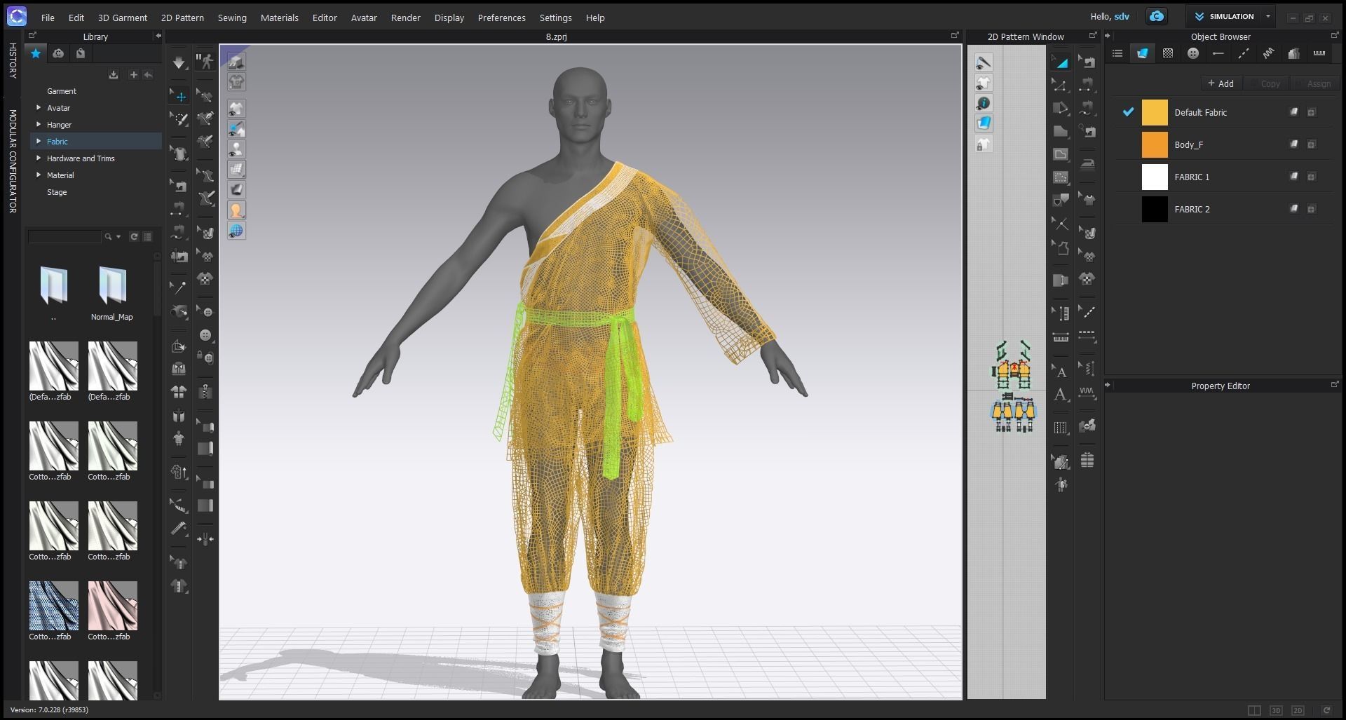 MARTIAL ARTS CLOTHING 6  VOL 17 Free 3D model_4