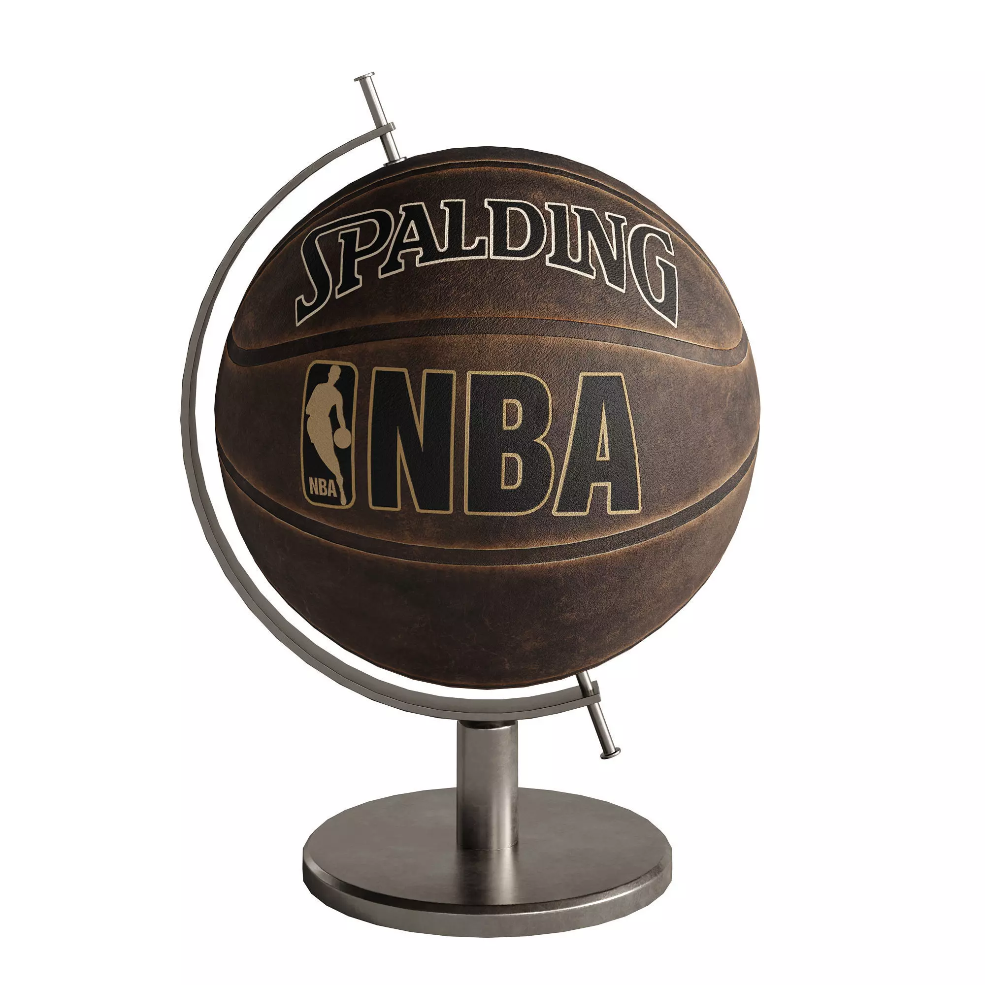 basketball ball glob 3D model