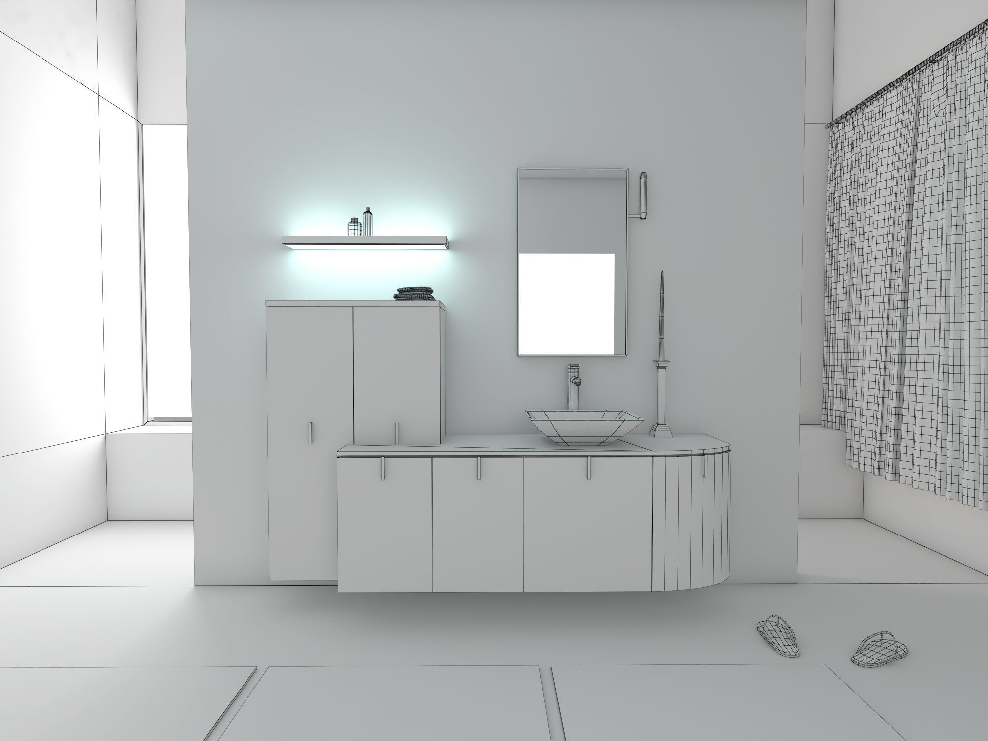 Bathroom 43 3D model_8