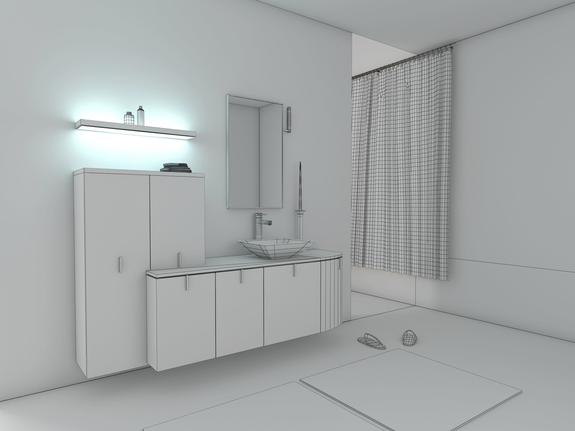 Bathroom 43 3D model_7
