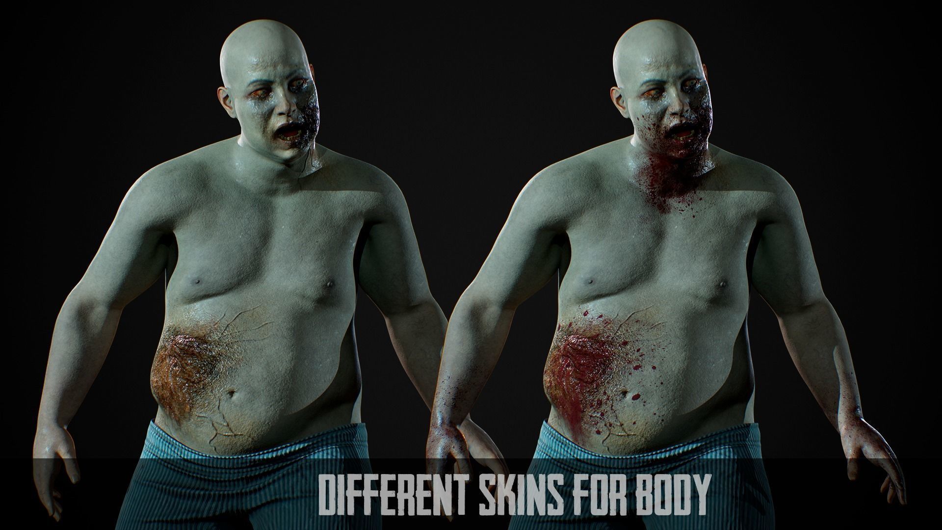 Zombies Pack 3D Model Collection _18