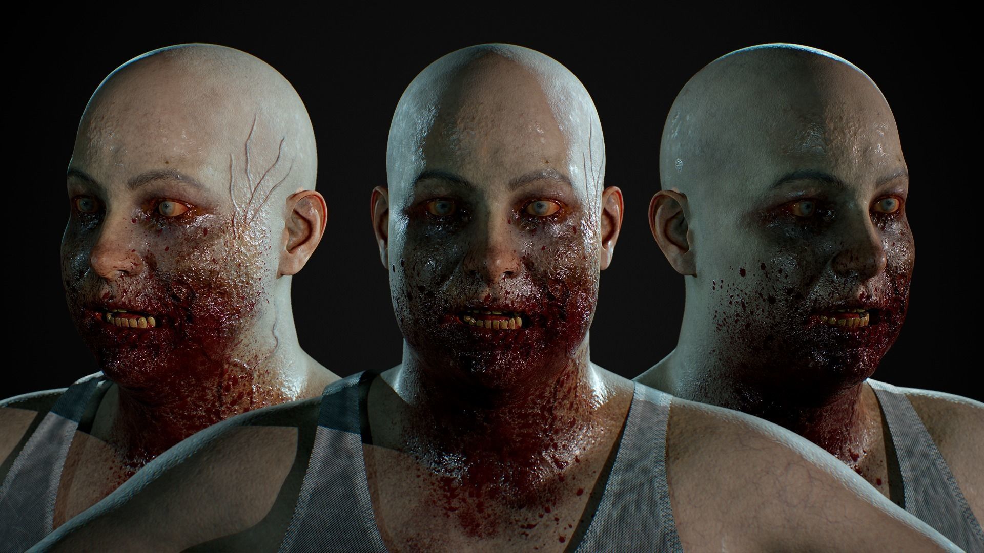 Zombies Pack 3D Model Collection _14