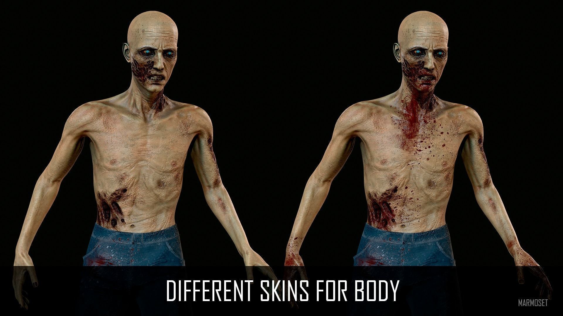 Zombies Pack 3D Model Collection _25