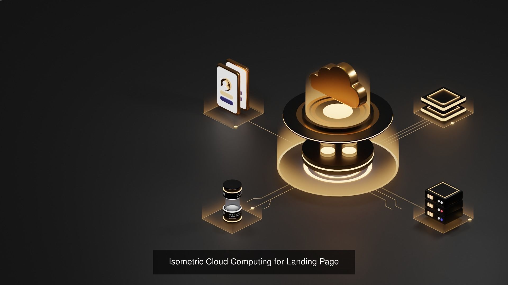 Isometric Technology Theme 3D Model Collection_3