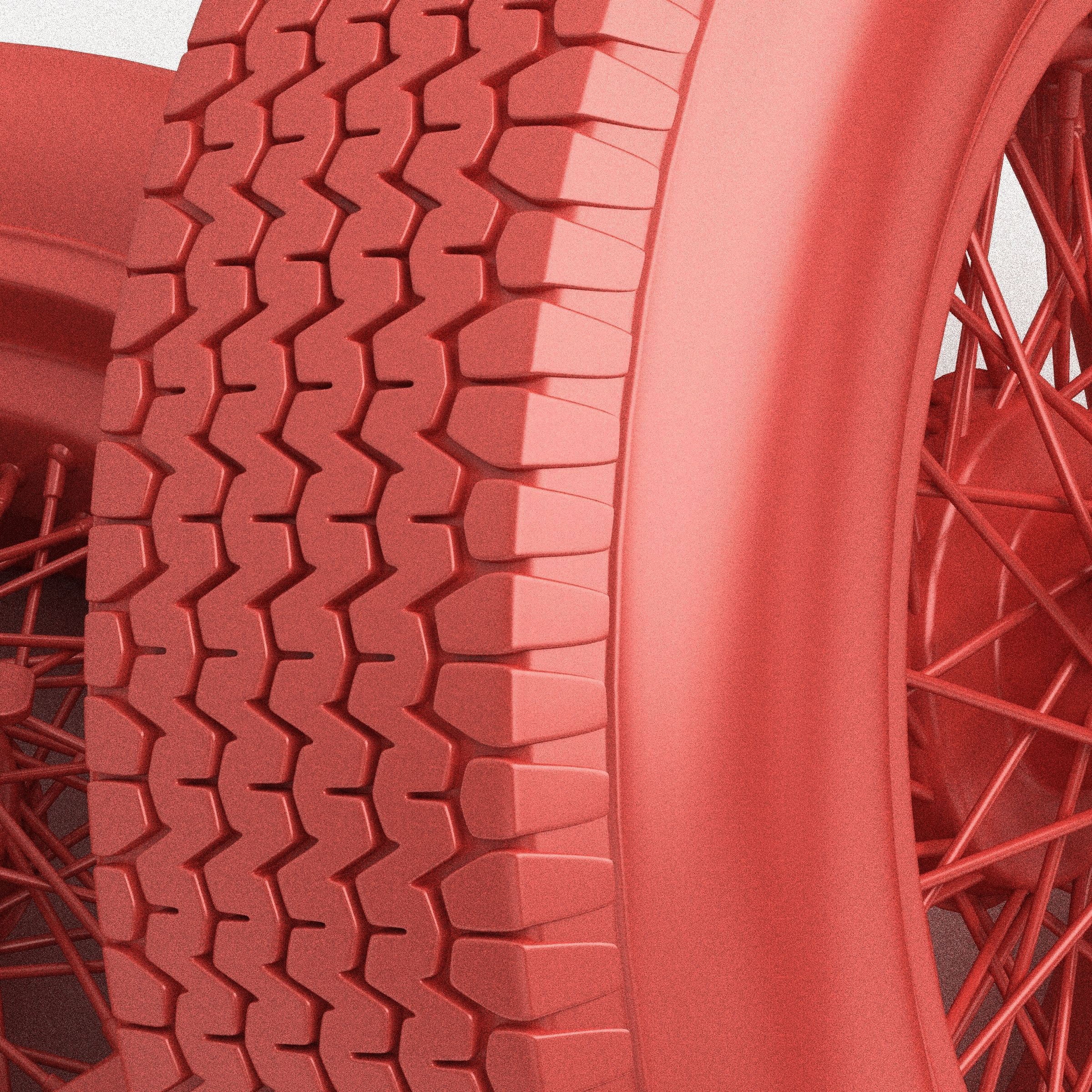 Dunlop CR48 tyres - Borrani wheels 3D print model_8