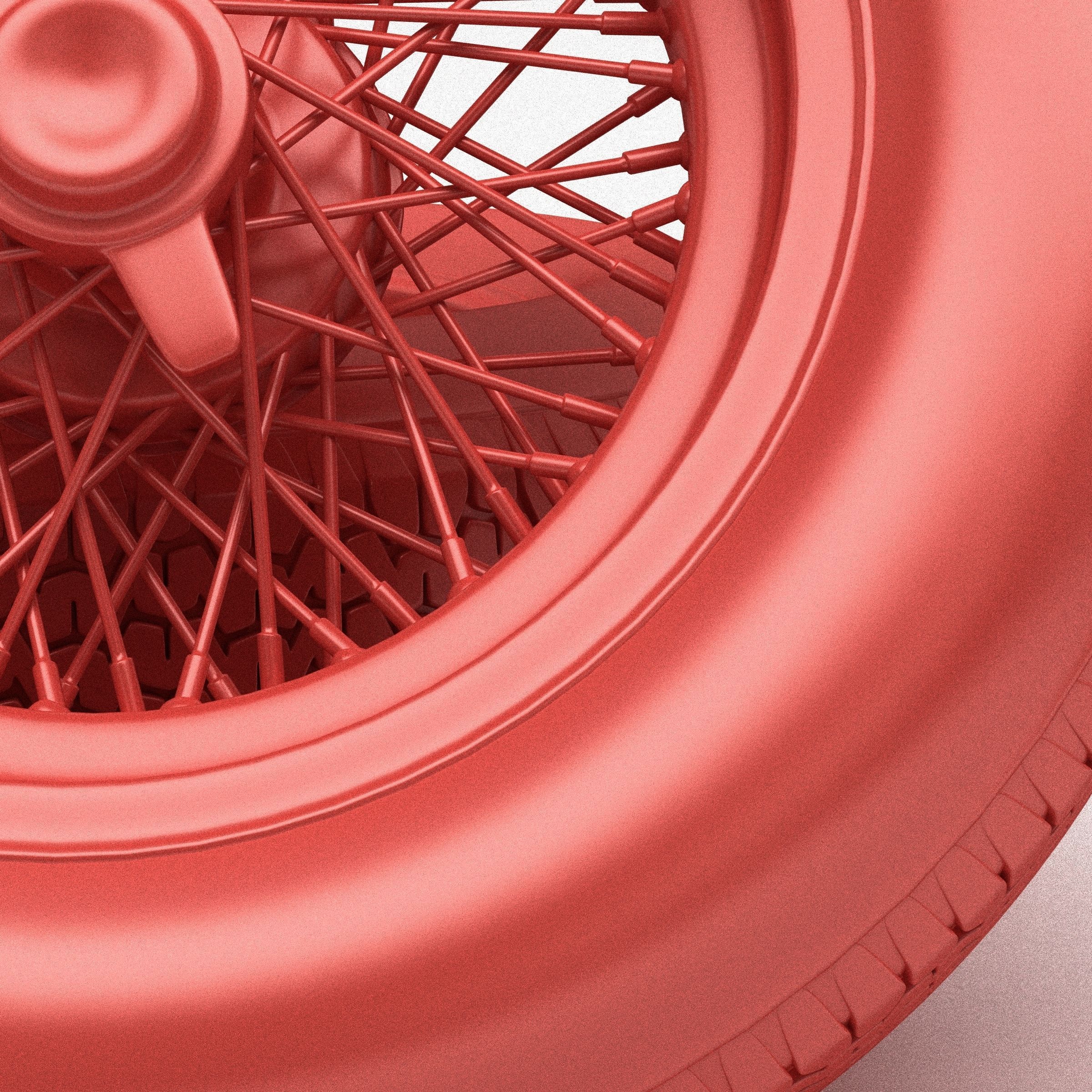 Dunlop CR48 tyres - Borrani wheels 3D print model_11