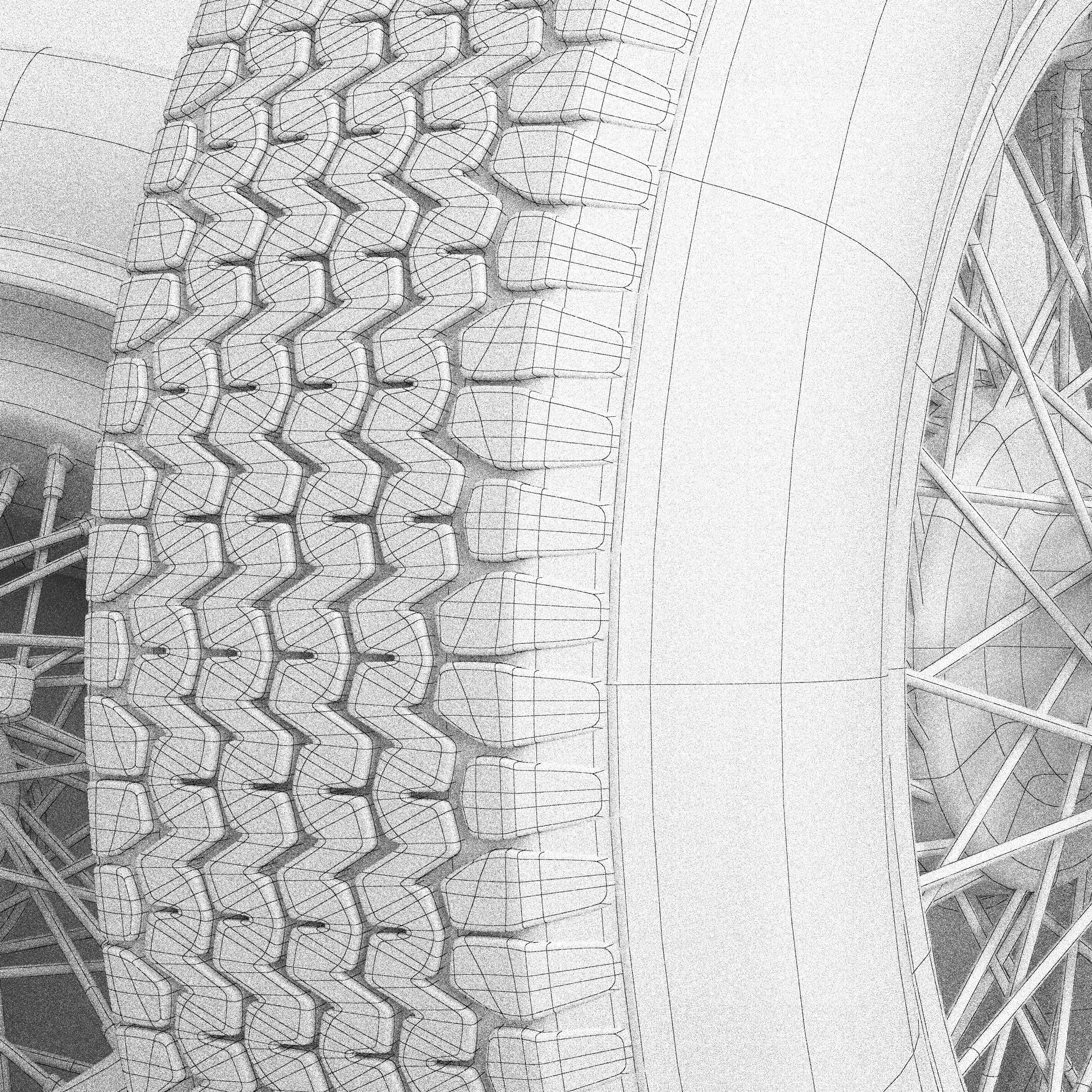 Dunlop CR48 tyres - Borrani wheels 3D print model_9
