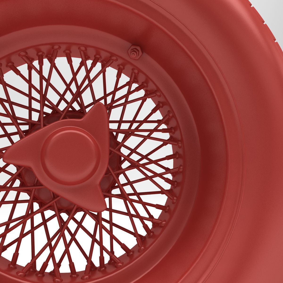 Dunlop CR65 tyres - Borrani wheels 3D print model_11