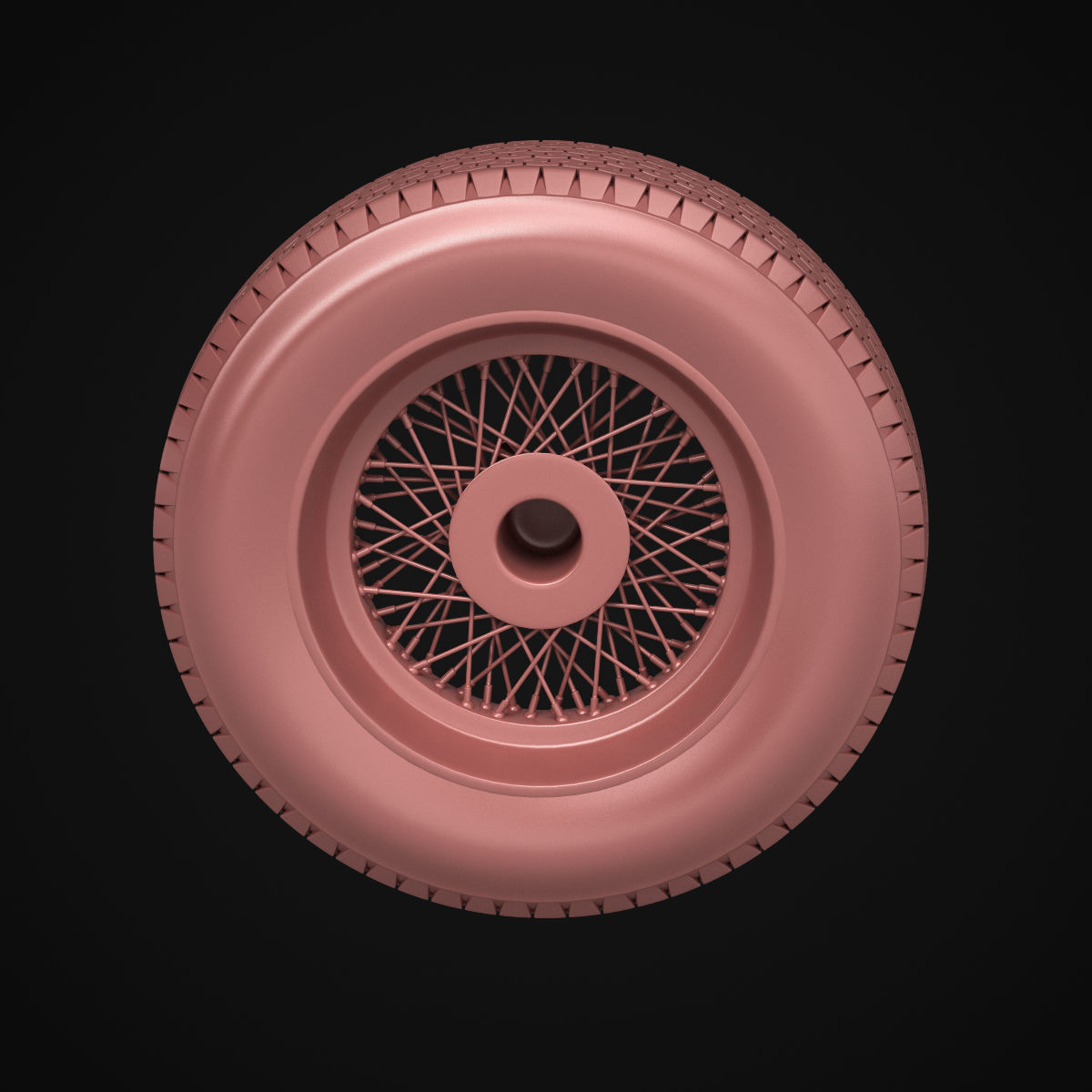 Dunlop CR65 tyres - Borrani wheels 3D print model_29
