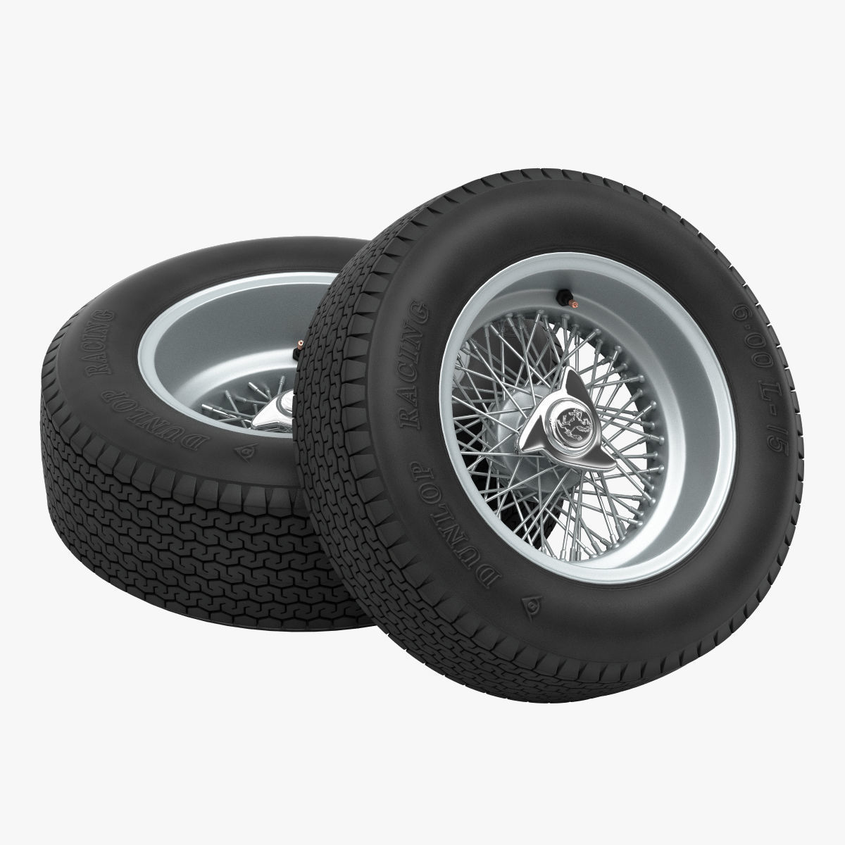 Dunlop CR65 tyres - Borrani wheels 3D print model_4