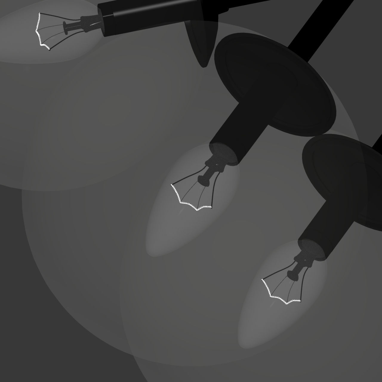 Rowan Round Chandelier 3D model_3