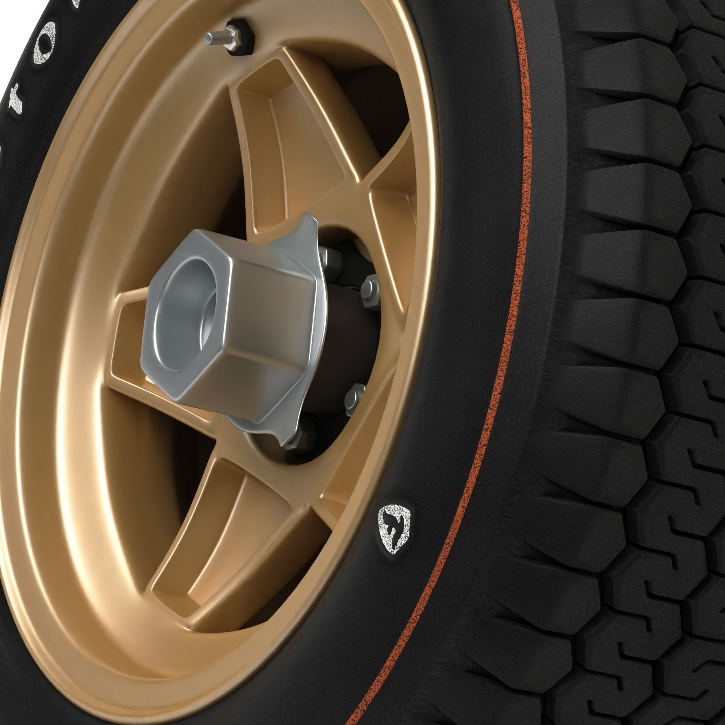 3D Printable Classic Racing Wheels Bundle 3D Model Collection_24