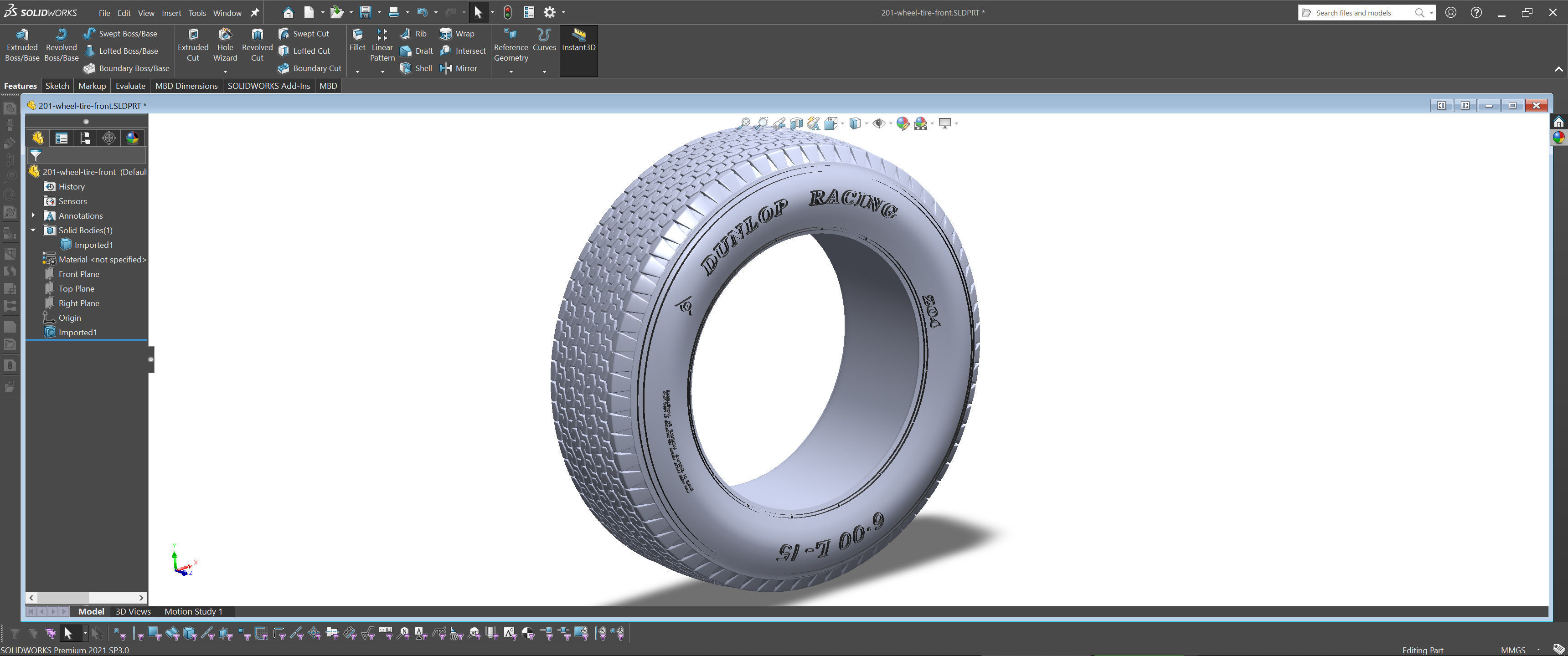 3D Printable Classic Racing Wheels Bundle 3D Model Collection_5
