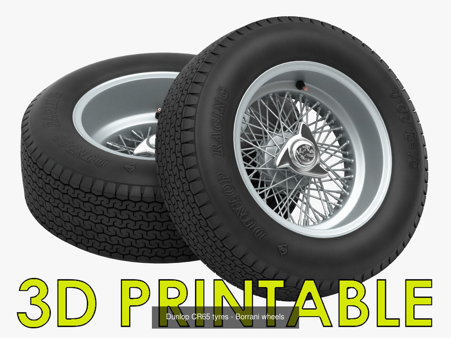 3D Printable Classic Racing Wheels Bundle 3D Model Collection_3