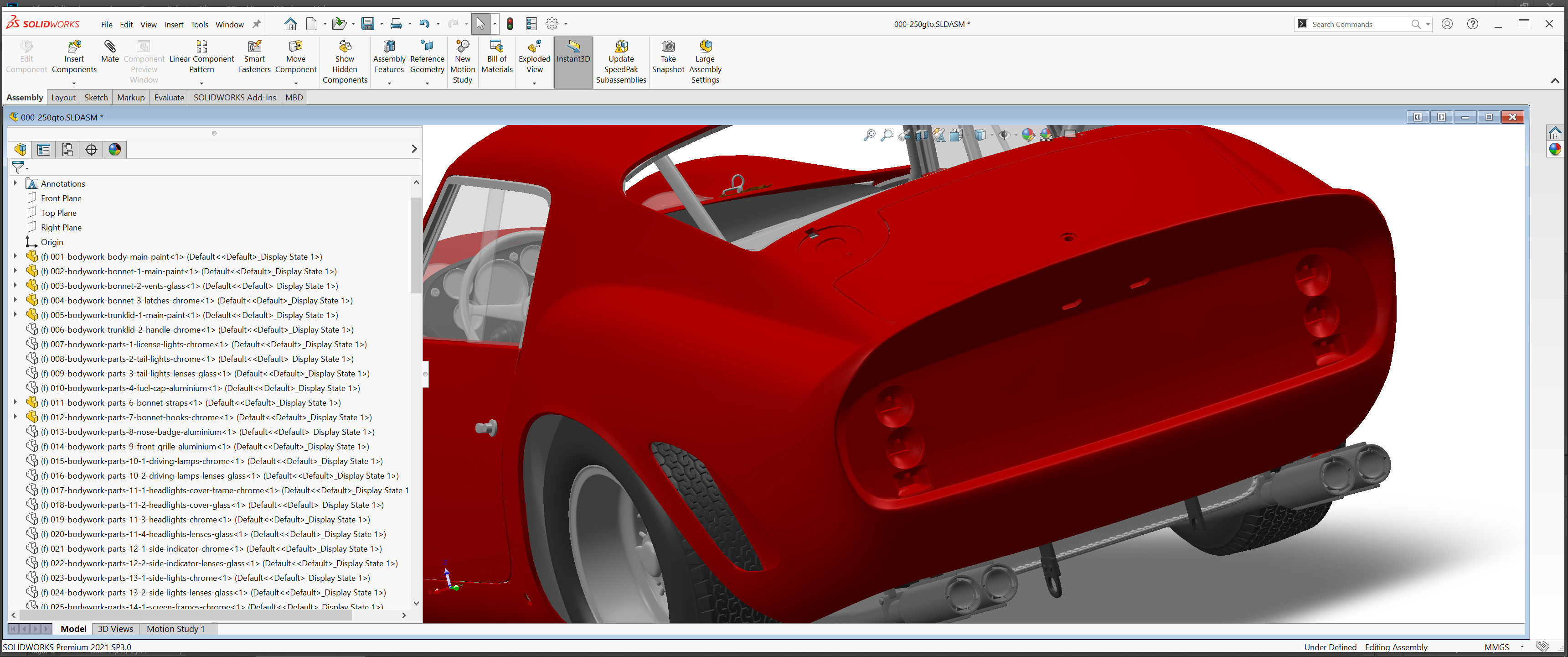 Ferrari 250 GTO - Full Car Kit Bundle Pack 3D Model Collection_28