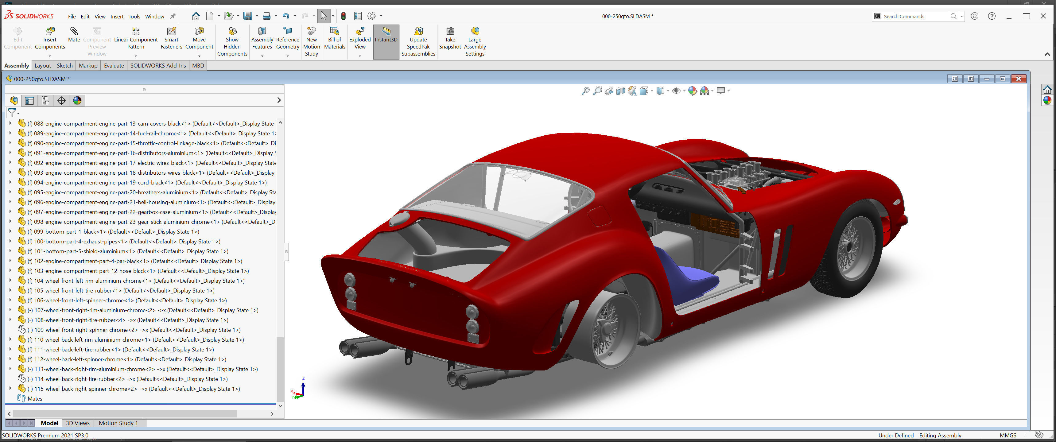 Ferrari 250 GTO - Full Car Kit Bundle Pack 3D Model Collection_22