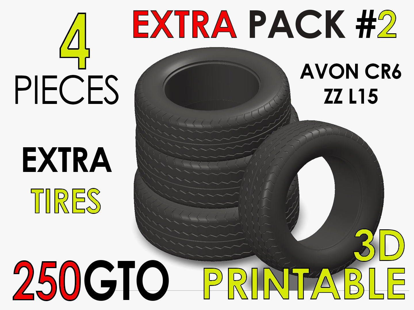 Ferrari 250 GTO - Full Car Kit Bundle Pack 3D Model Collection_45