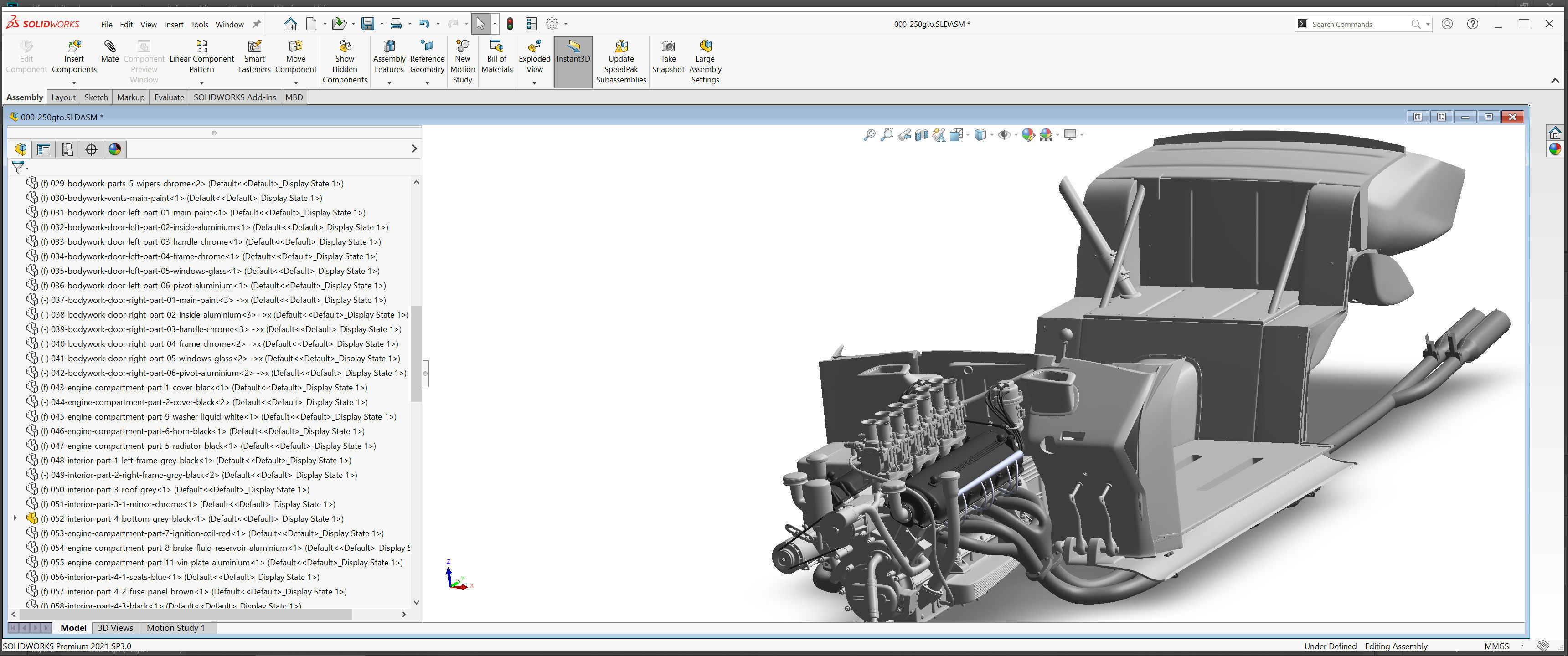 Ferrari 250 GTO - Full Car Kit Bundle Pack 3D Model Collection_41