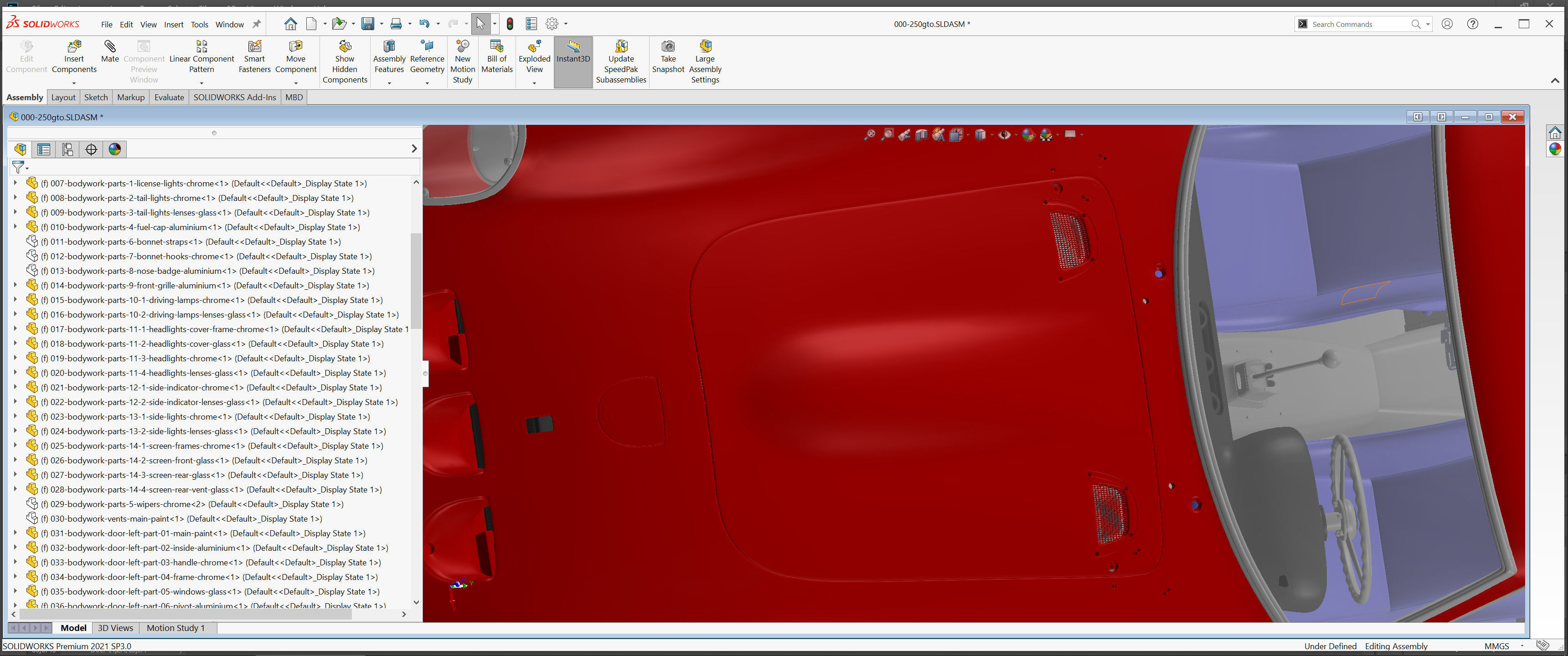 Ferrari 250 GTO - Full Car Kit Bundle Pack 3D Model Collection_30