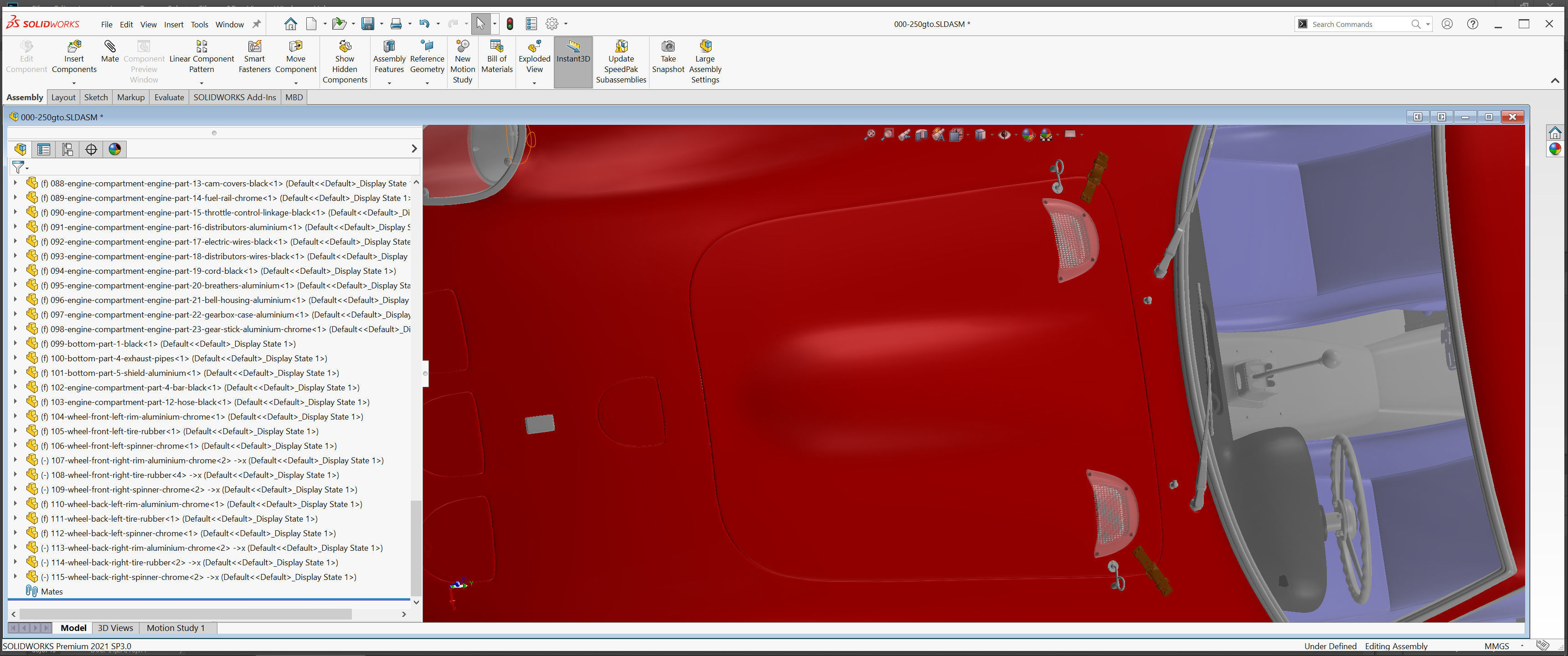 Ferrari 250 GTO - Full Car Kit Bundle Pack 3D Model Collection_29