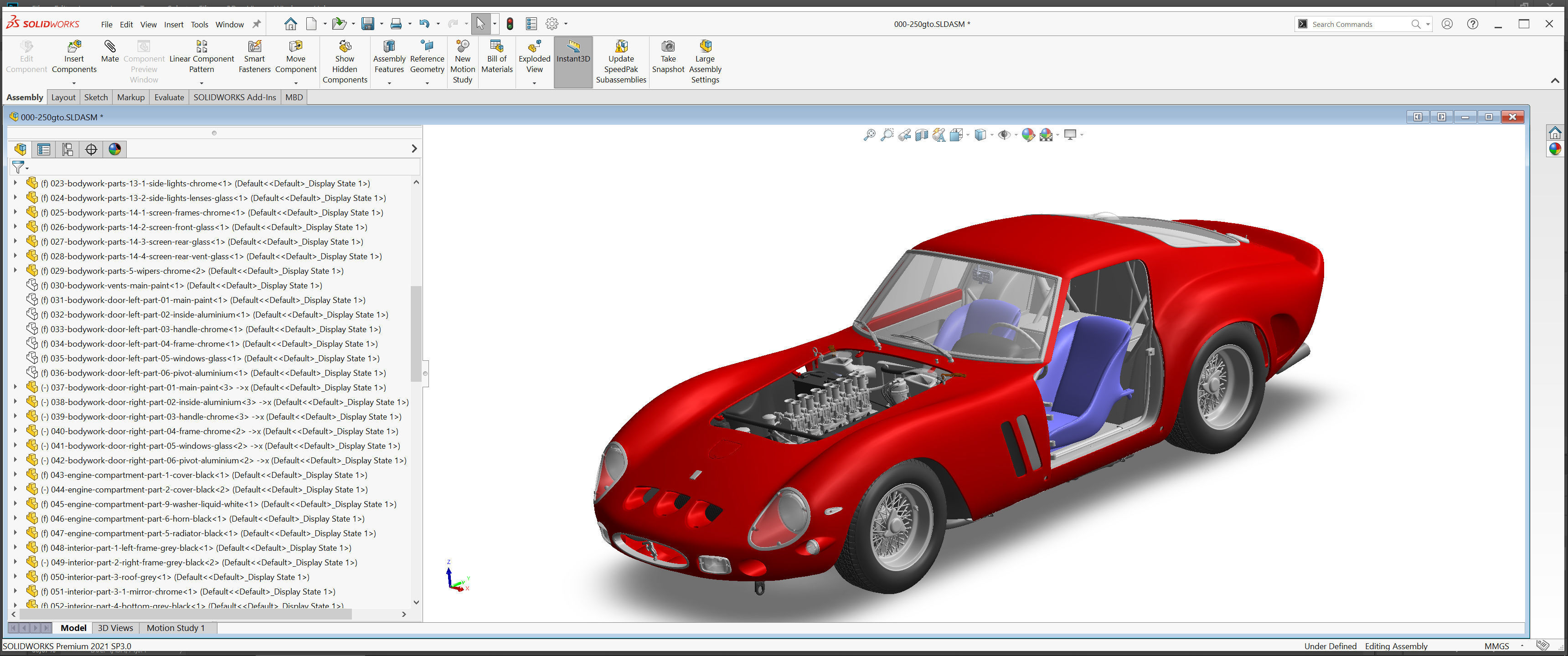Ferrari 250 GTO - Full Car Kit Bundle Pack 3D Model Collection_21