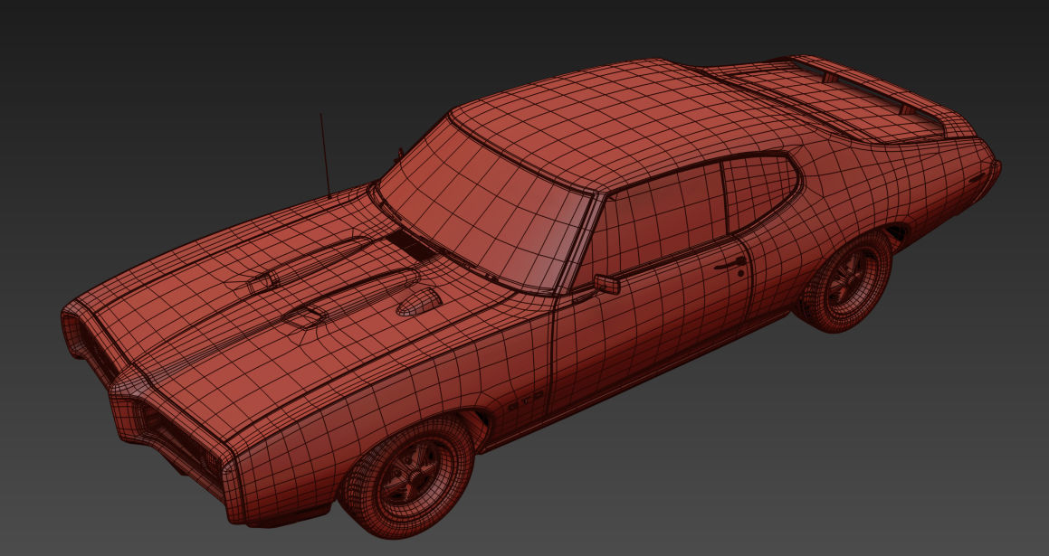 Pontiac GTO The Judge 1969 3D model_16
