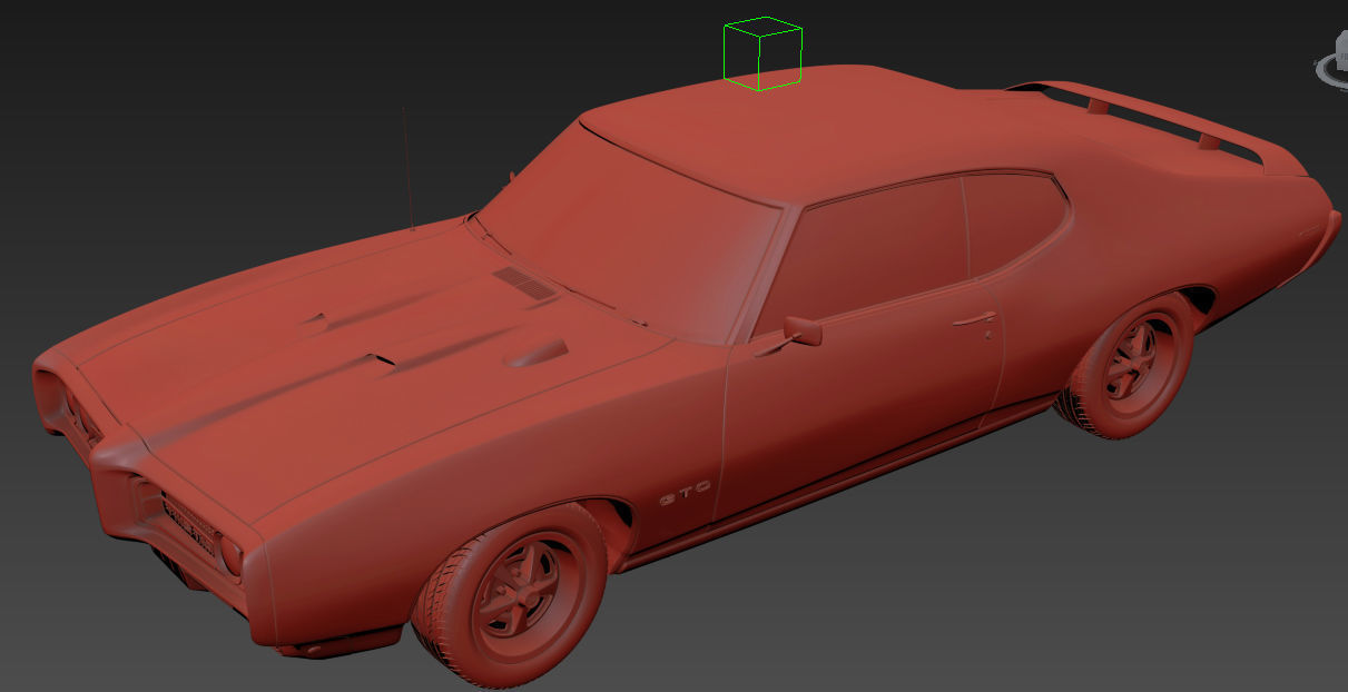 Pontiac GTO The Judge 1969 3D model_15