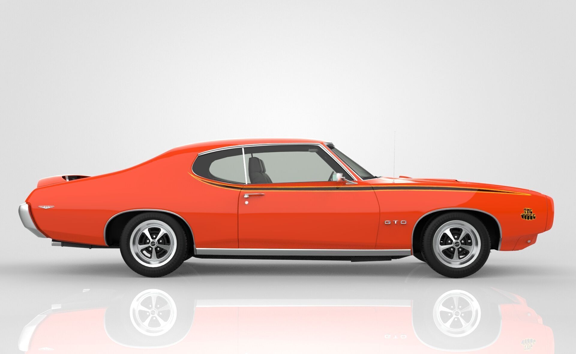 Pontiac GTO The Judge 1969 3D model_7