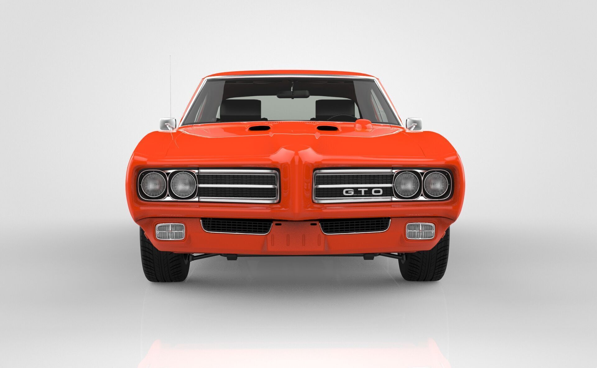 Pontiac GTO The Judge 1969 3D model_10
