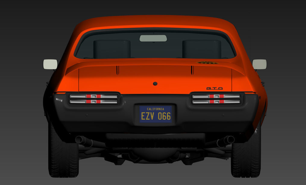 Pontiac GTO The Judge 1969 3D model_13