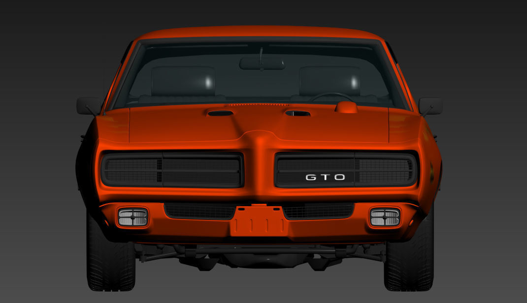 Pontiac GTO The Judge 1969 3D model_14