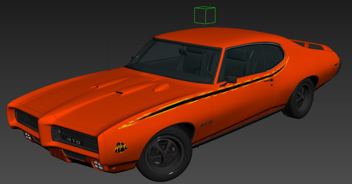 Pontiac GTO The Judge 1969 3D model_11