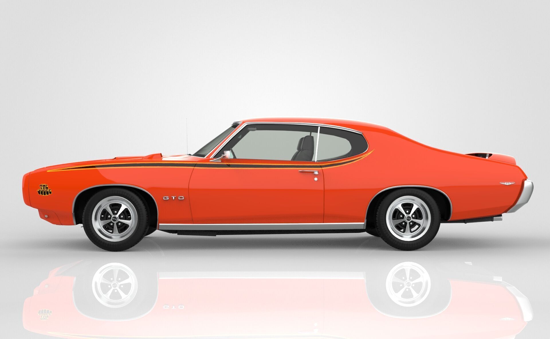 Pontiac GTO The Judge 1969 3D model_1