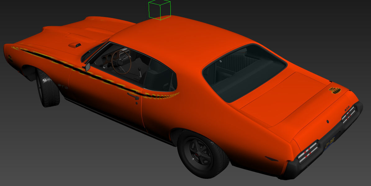 Pontiac GTO The Judge 1969 3D model_12