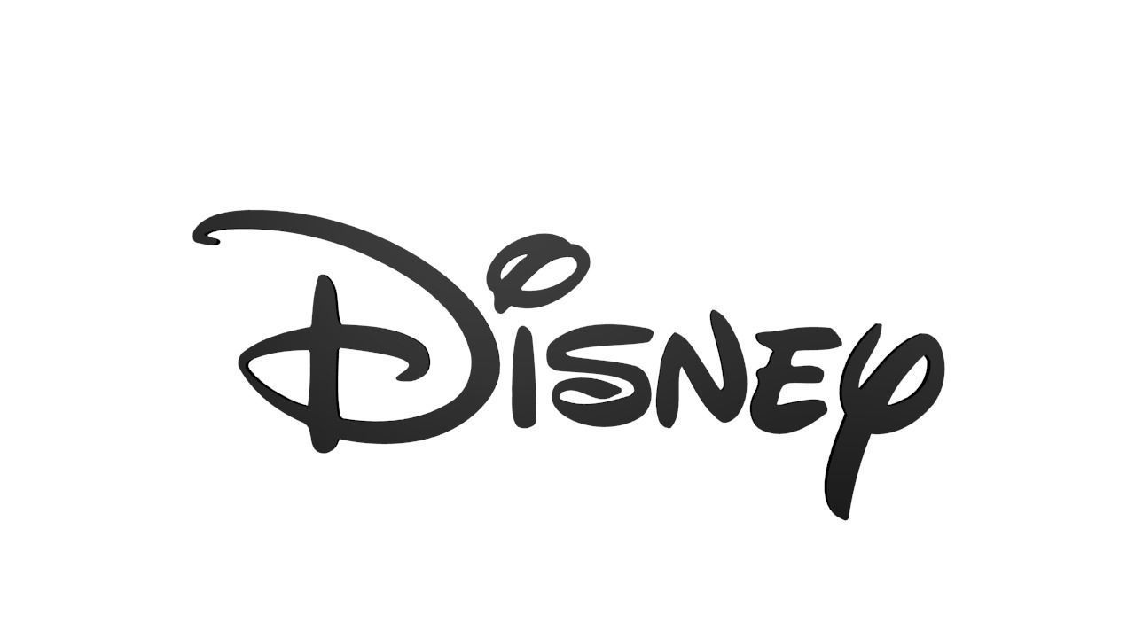 Disney Logo  3D print model_1