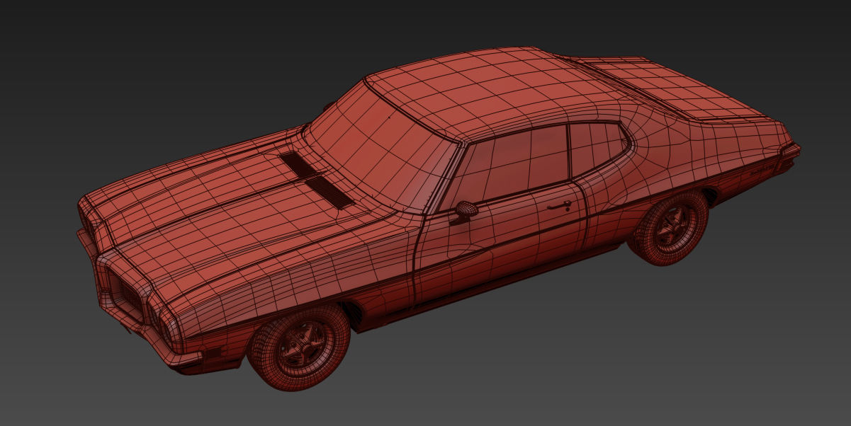 Pontiac LeMans 1971 3D model_11