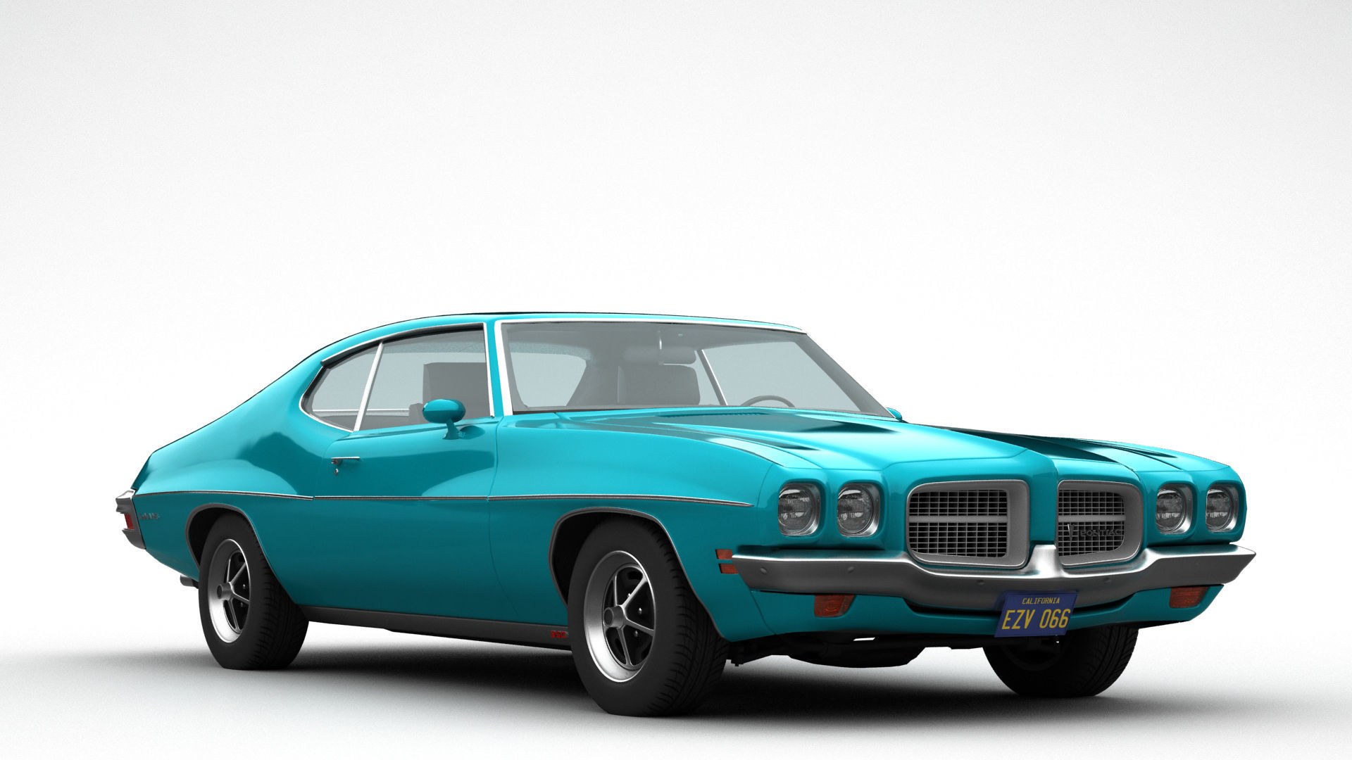 Pontiac LeMans 1971 3D model_9