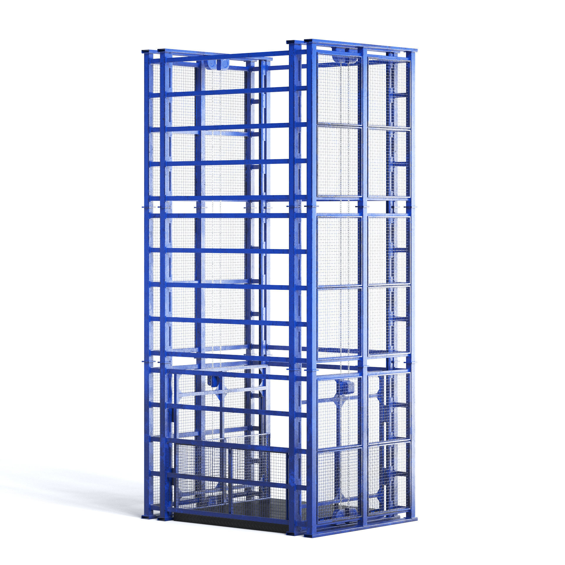 Industrial Elevator II 3D model_3