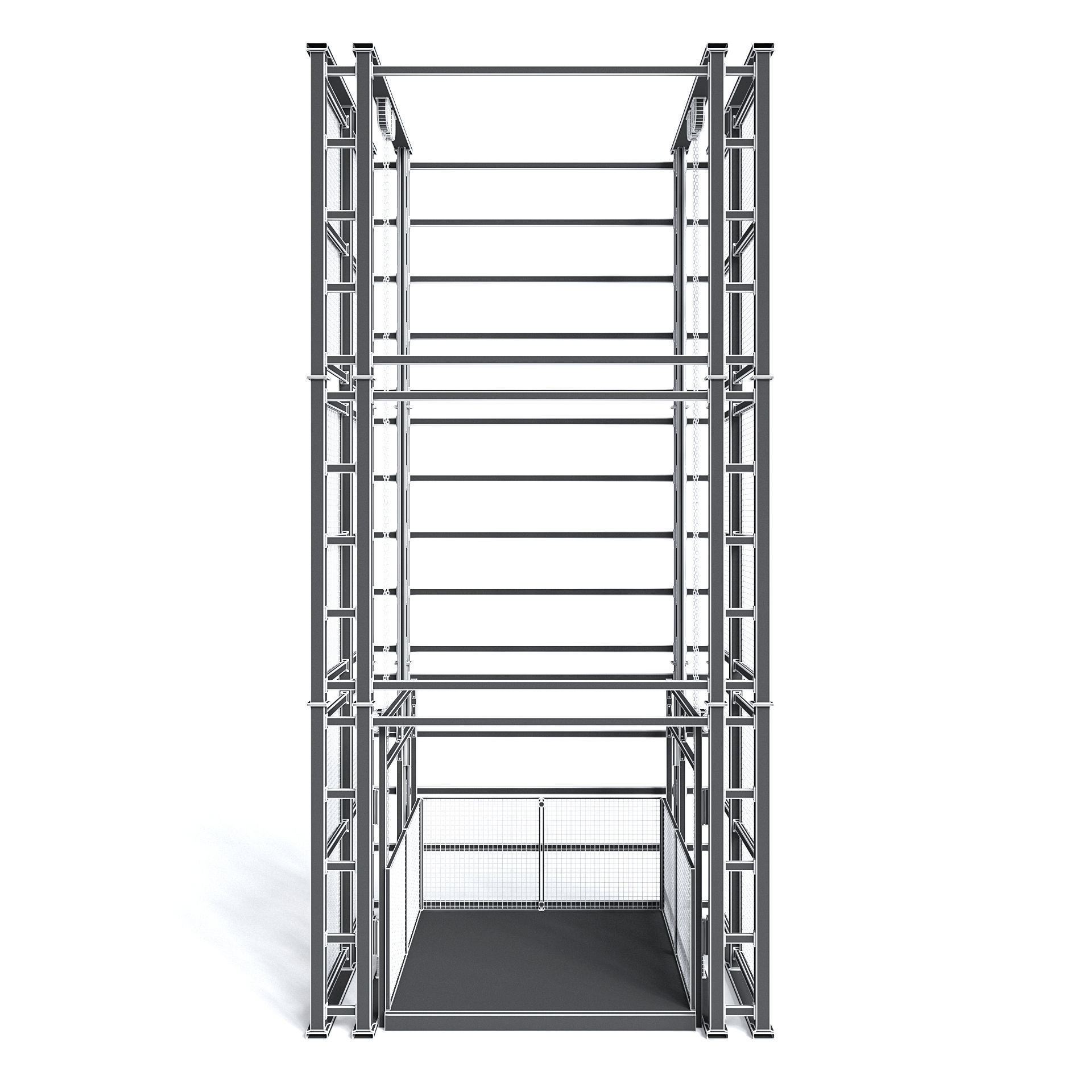 Industrial Elevator II 3D model_11