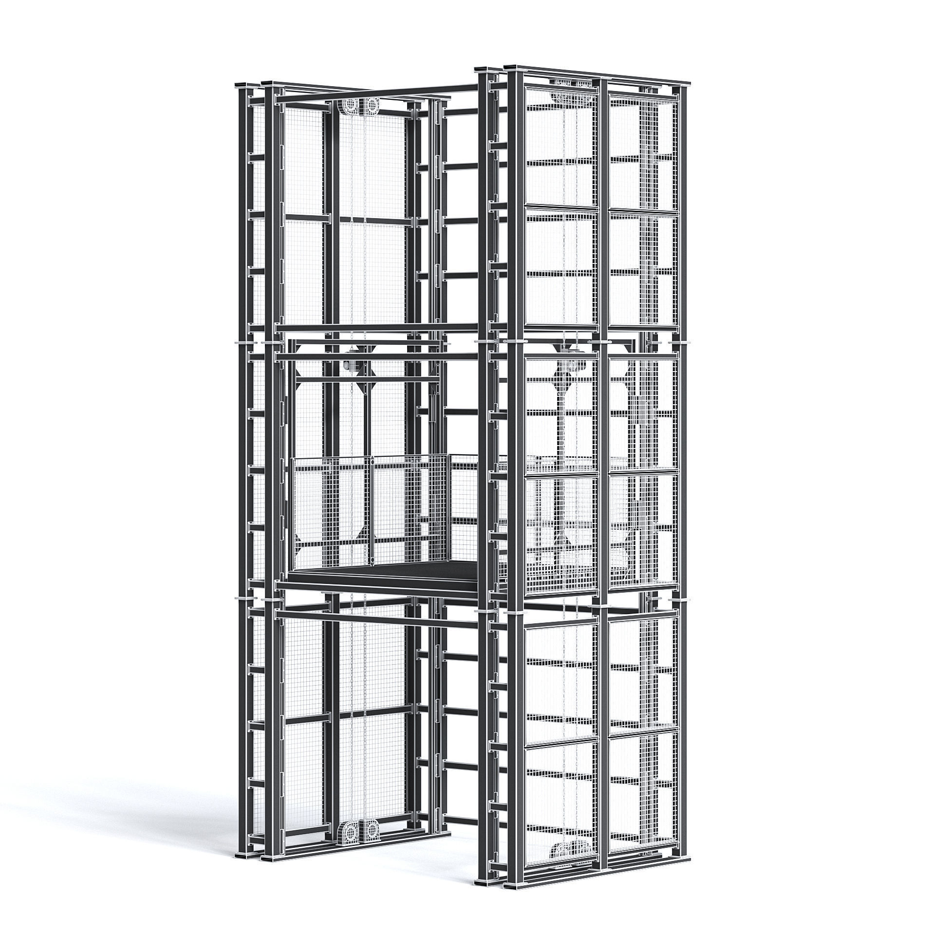 Industrial Elevator II 3D model_9