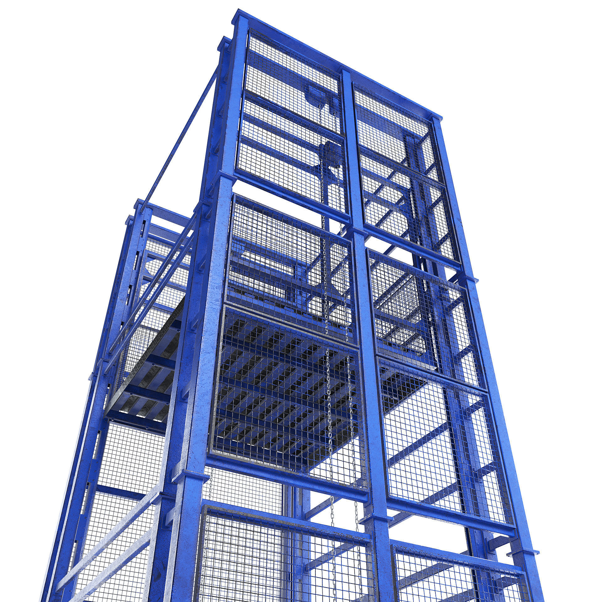 Industrial Elevator II 3D model_1