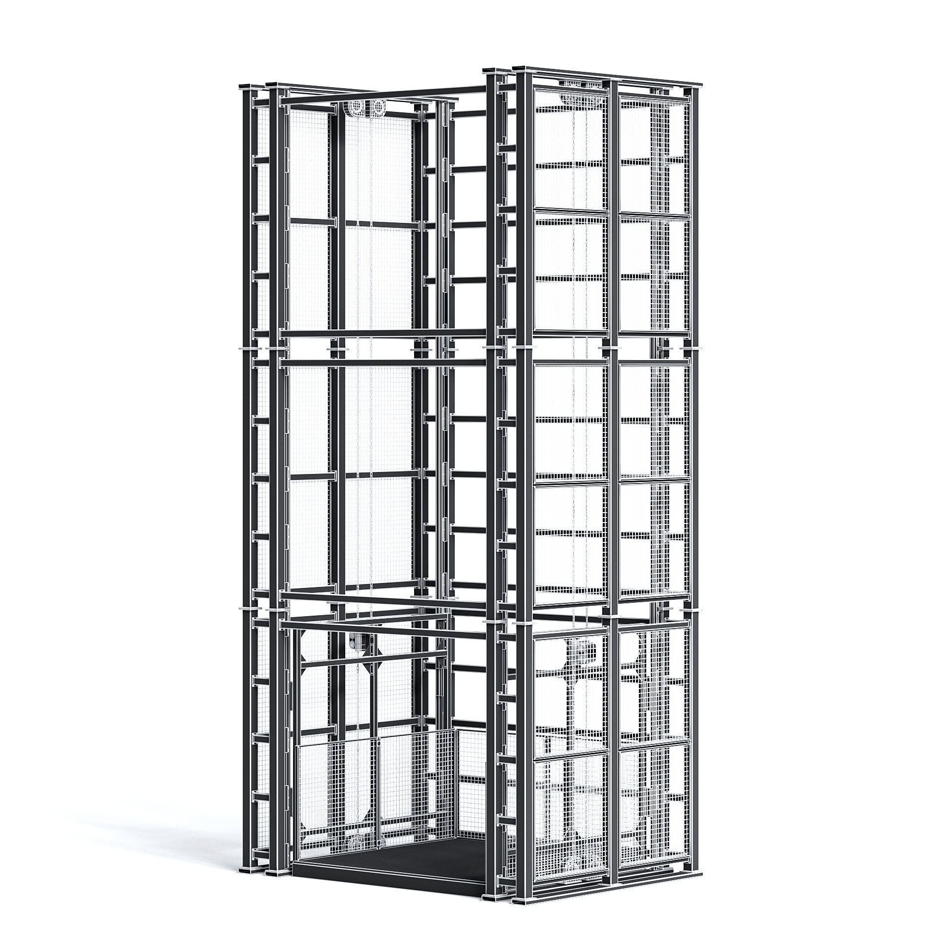 Industrial Elevator II 3D model_8