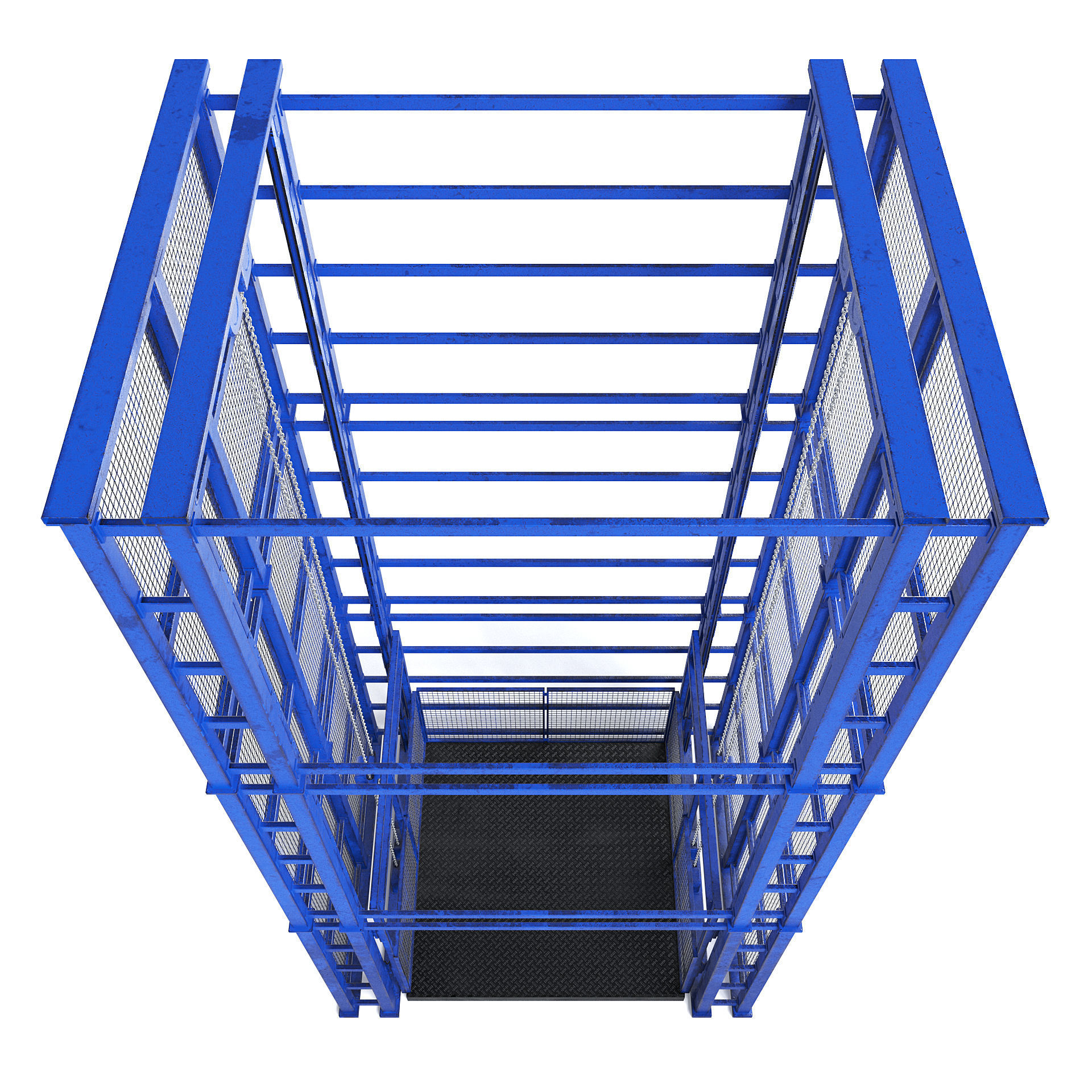 Industrial Elevator II 3D model_5