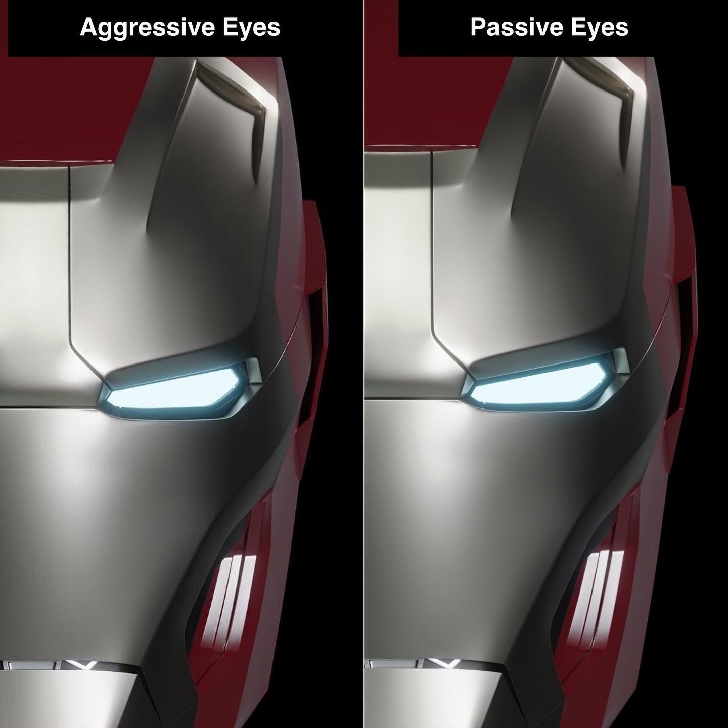 Iron Man Mk 42 Mk 43 Mark 42 Mark 43 Plain 3D Printable Helmet 3D print model_6