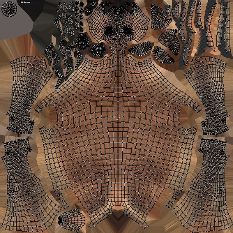 Red Deer Family Low-poly 3D model_39