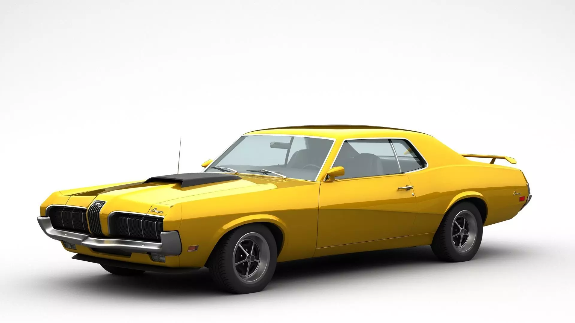 Mercury Cougar 3D model_0