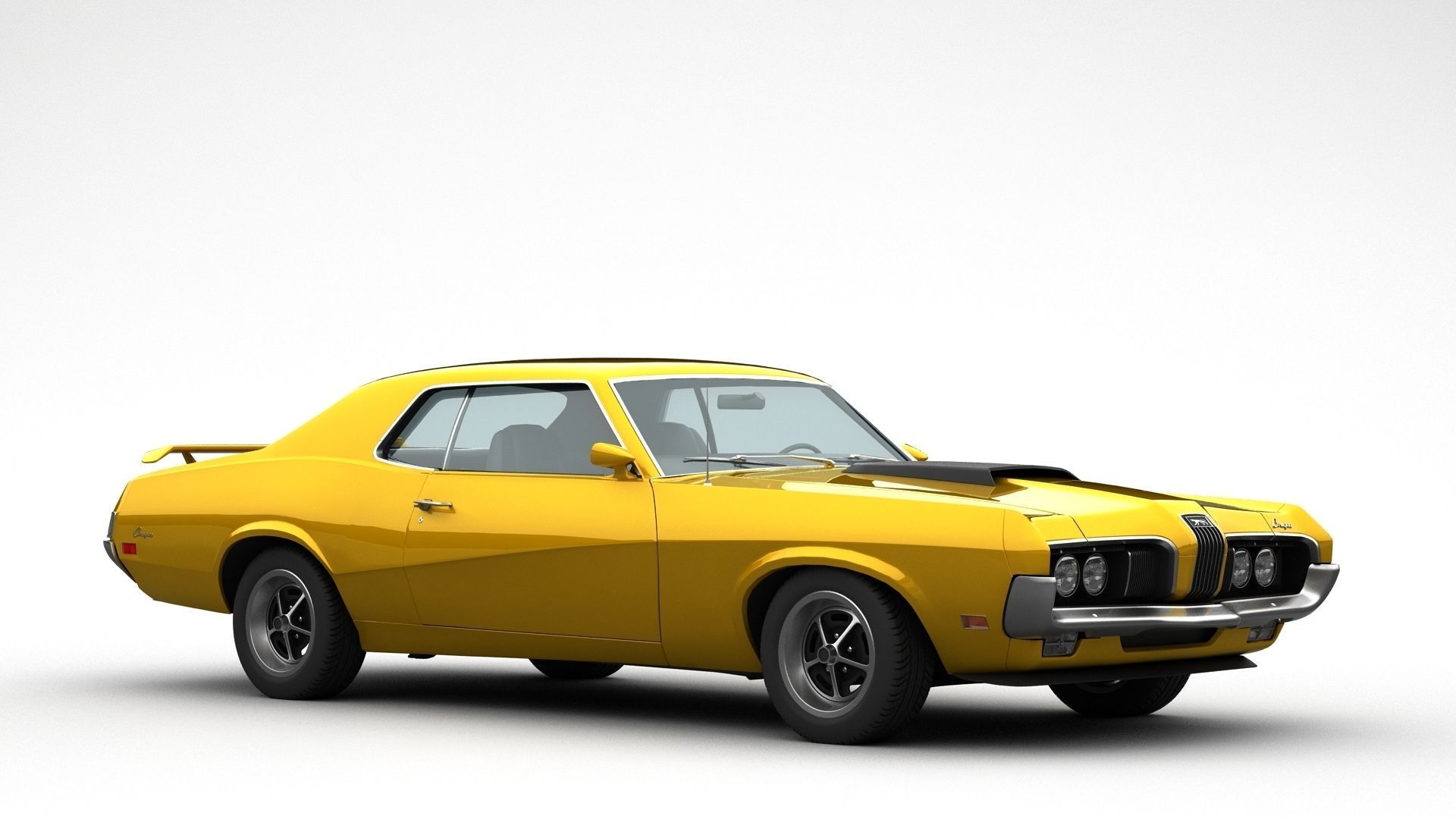 Mercury Cougar 3D model_8