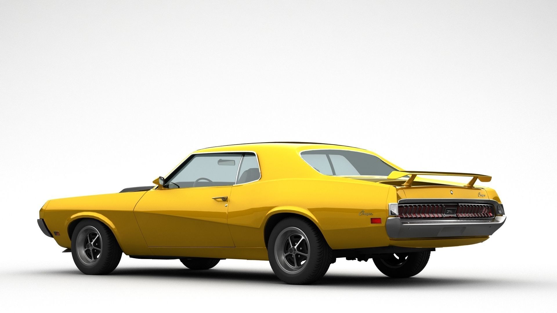 Mercury Cougar 3D model_2