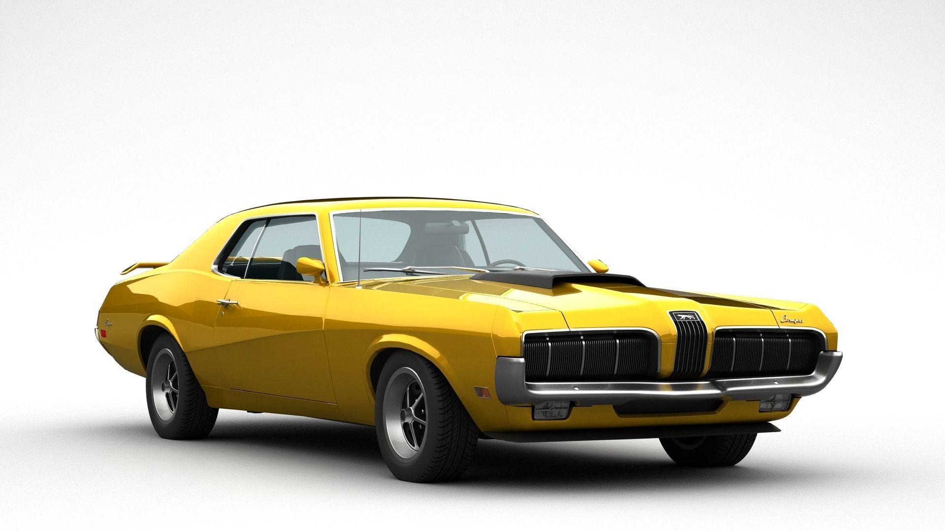 Mercury Cougar 3D model_9